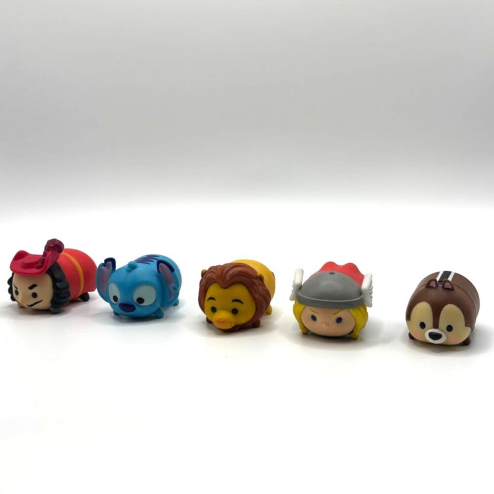 Disney Tsum Tsum Mixed Lot of 5, Size Large, EUC